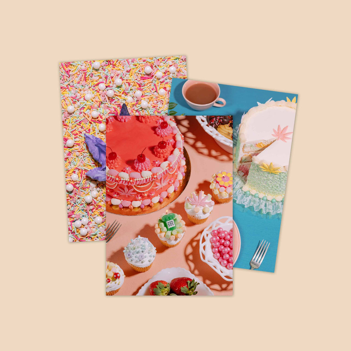Fully Baked Postcard Print Set