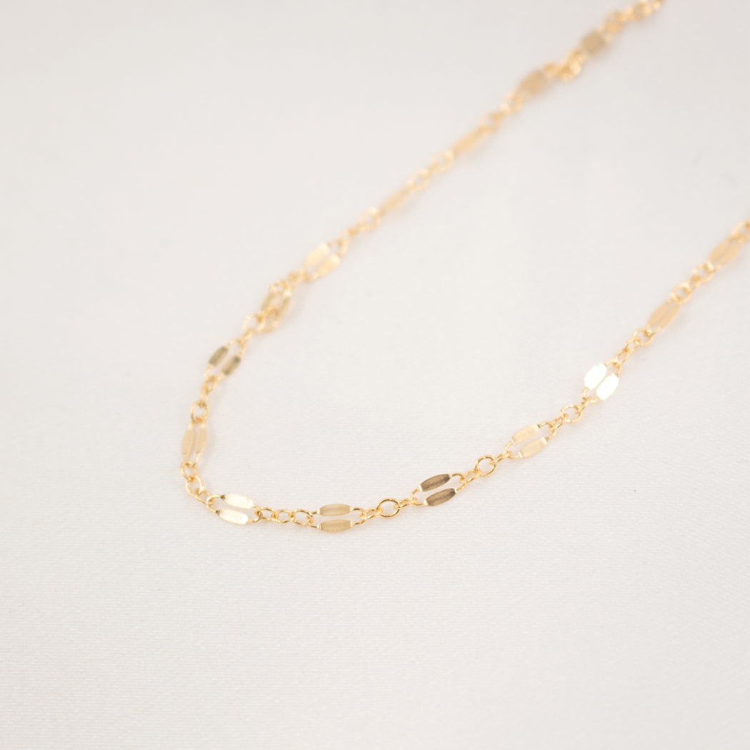 Gold Delicate Necklace 18K Vermeil Minimal Chain