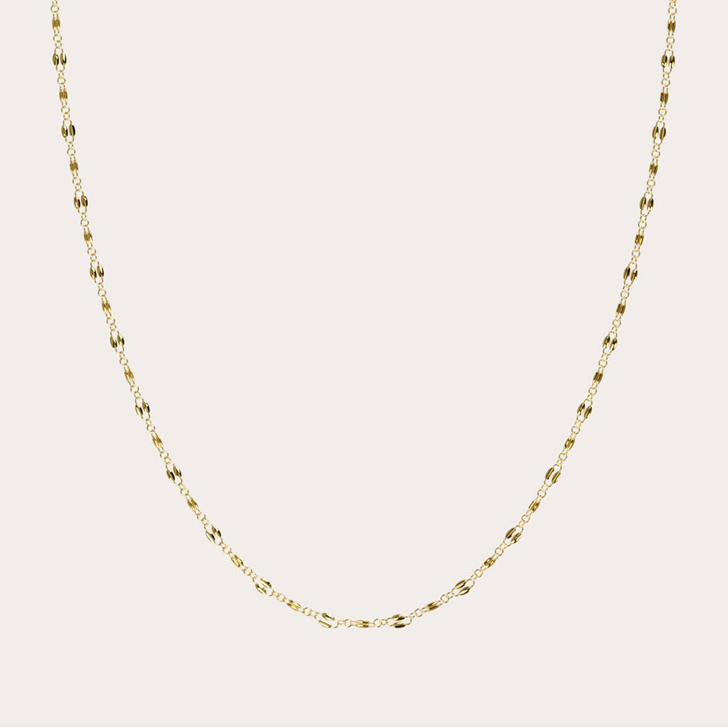 Gold Delicate Necklace 18K Vermeil Minimal Chain