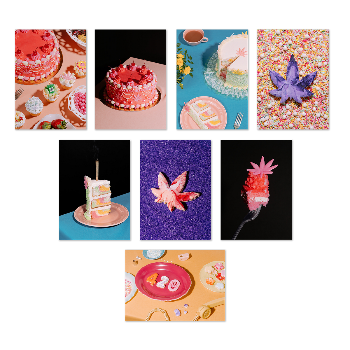 Fully Baked Postcard Print Set
