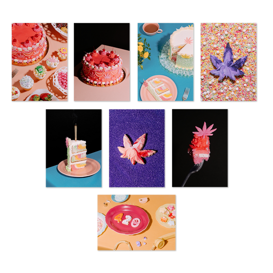 Fully Baked Postcard Print Set